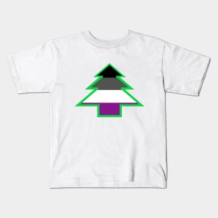 Asexual Pride: Christmas Tree Kids T-Shirt